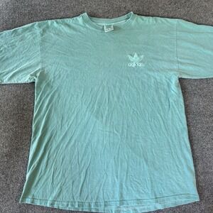 Vintage Adidas Teal T-Shirt – Embroidered Logo Made in USA
